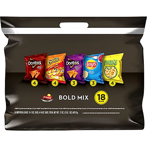 Frito Lay Snacks Bold Mix Bag - 18-1 Oz