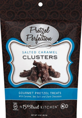 Pretzel Perfection Pretzel Treats Gourmet Clusters Salted Caramel - 3 Oz - Image 1