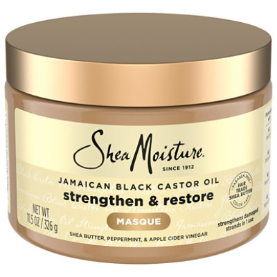 Shea Moisture Masque Strengthen Grow & Restore Treatment Jamaican Black Castor Oil - 12 Oz - Image 2
