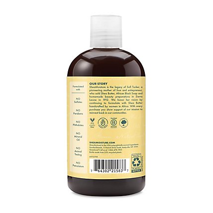 SheaMoisture Shampoo Strengthen & Restore Jamaican Black Castor Oil - 13 Fl. Oz. - Image 5