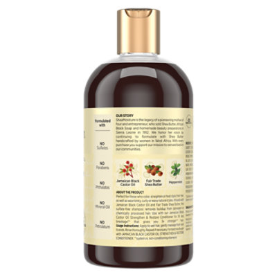 SheaMoisture Shampoo Strengthen & Restore Jamaican Black Castor Oil - 13 Fl. Oz. - Image 4