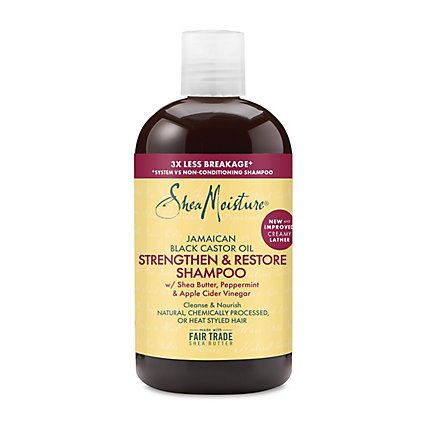 SheaMoisture Shampoo Strengthen & Restore Jamaican Black Castor Oil - 13 Fl. Oz. - Image 2