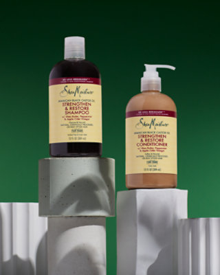 SheaMoisture Shampoo Strengthen & Restore Jamaican Black Castor Oil - 13 Fl. Oz. - Image 5