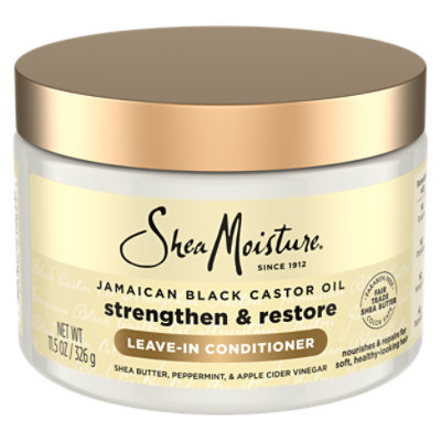 SheaMoisture Conditioner Leave In Strengthen & Restore Jamaican Black Castor Oil - 11 Fl. Oz. - Image 4