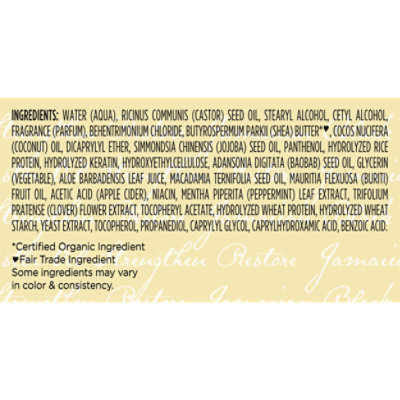 SheaMoisture Conditioner Leave In Strengthen & Restore Jamaican Black Castor Oil - 11 Fl. Oz. - Image 4