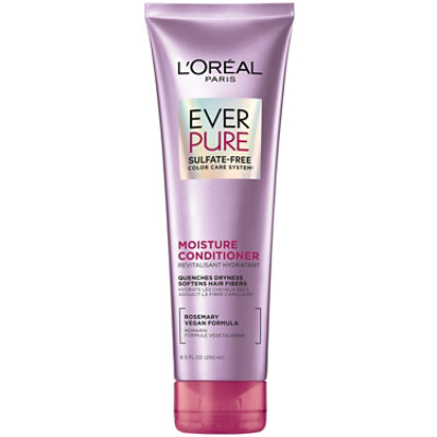 L'Oreal Paris Sulfate Free Moisture Conditioner for Hydrating Dry Hair EverPure - 8.5 Fl. Oz. - Image 1