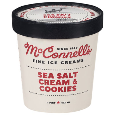 Mcconnells Fine Ice Crm Sea Salt Cookies N Cream - 1 Pint - Image 3