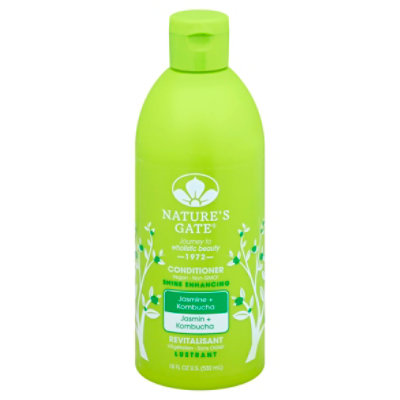 Natures Gate Conditioner Shine Enhancing Jasmine + Kombucha - 18 Fl. Oz.