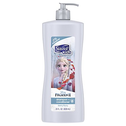 Suave Kids Shampoo + Conditioner Disney Frozen Elsa Berry Flurry - 28 Fl. Oz. - Image 2
