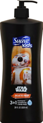 Suave Kids Shampoo + Conditioner + Body Wash 3 In 1 Star Wars BB-8 Galactic Fresh - 28 Fl. Oz. - Image 2