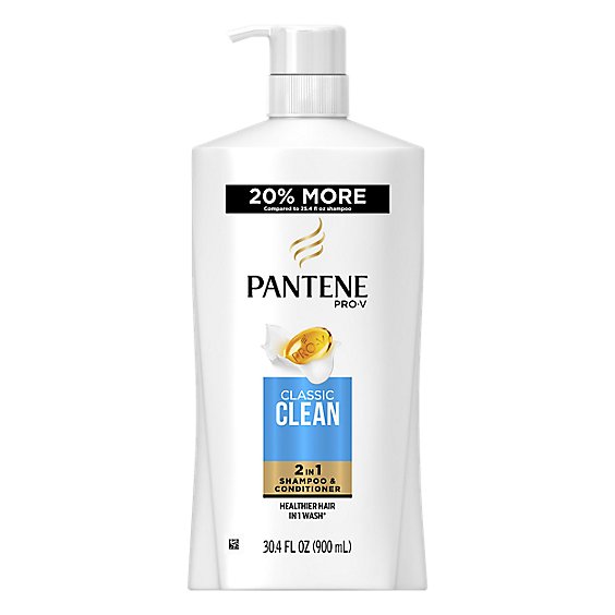 Pantene Pro V Shampoo & Conditioner 2 in 1 Classic Clean - 30.4 Fl. Oz.