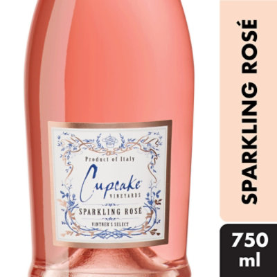 Cupcake Vineyards Sparkling Rose Pink Wine - 750 Ml - Image 3