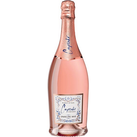 Cupcake Vineyards Sparkling Rose Pink Wine - 750 Ml