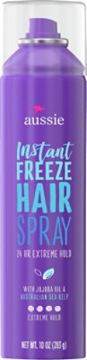 Aussie Instant Freeze with Jojoba Oil & Sea Kelp Hairspray - 10 Oz - Image 2