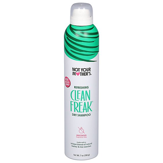 Not Your Mothers Clean Freak Dry Shampoo Spray Refreshing Unscented - 7 Oz