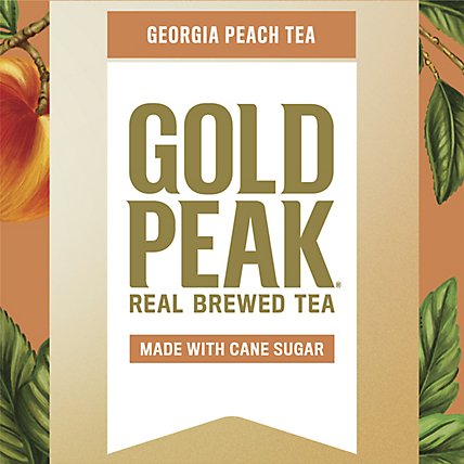 Gold Peak Tea Iced Peach Flavored - 6-16.9 Fl. Oz. - Image 3