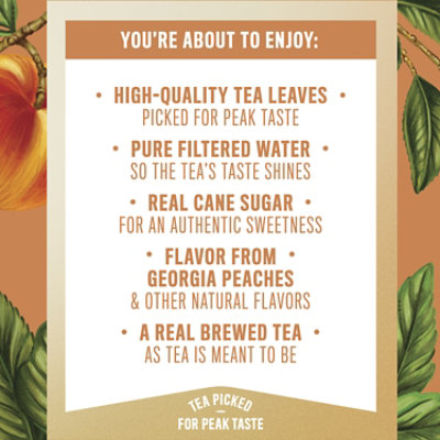 Gold Peak Tea Iced Peach Flavored - 6-16.9 Fl. Oz. - Image 2