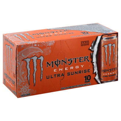 Monster Energy Drink Zero Sugar Ultra Sunrise - 10-16 Fl. Oz.