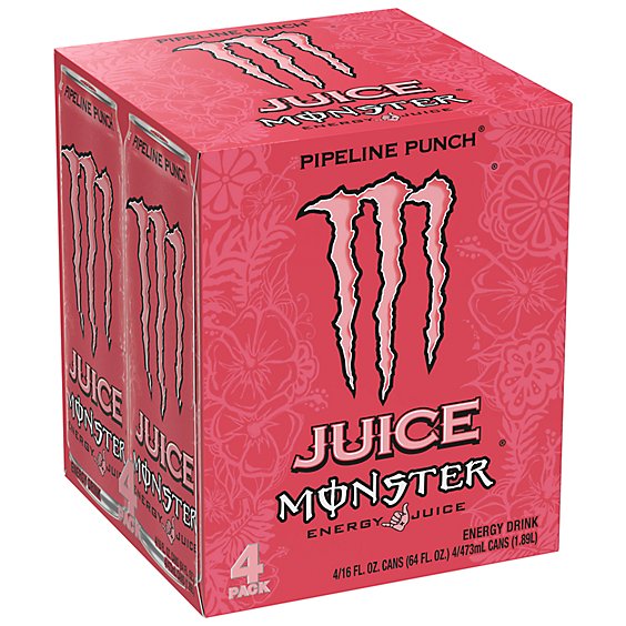Monster Energy Juice Pipeline Punch Energy Juice - 4-16 Fl. Oz.