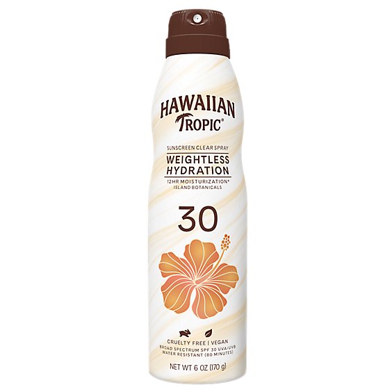 Hawaiian Tropic Silk Hydration Broad Spectrum SPF 30 Sunscreen Spray - 6 Oz