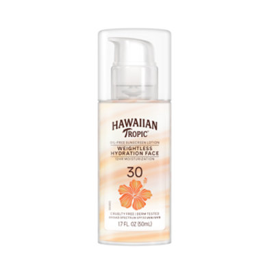Hawaiian Tropic Silk Hydration SPF 30 Sunscreen Face Lotion - 1.7 Oz