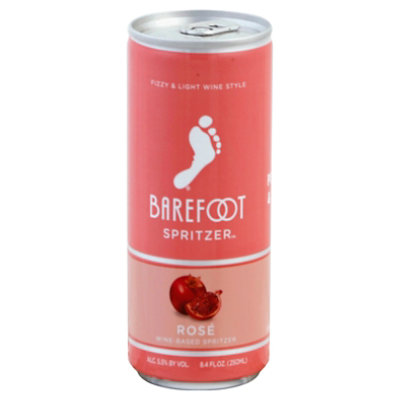 Barefoot Spritzer Rose Wine Can - 250 Ml