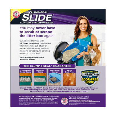 ARM & HAMMER Slide Easy Clean Up Multi Cat Clumping Cat Litter - 14 Lb - Image 5