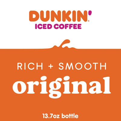 Dunkin Donuts Iced Coffee Beverage Original Bottle - 13.7 Fl. Oz. - Image 3