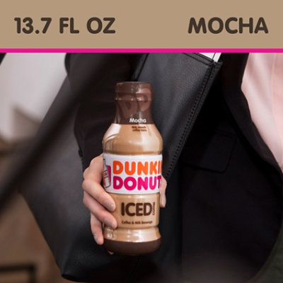 Dunkin Donuts Iced Coffee Beverage Mocha Bottle - 13.7 Fl. Oz. - Image 5