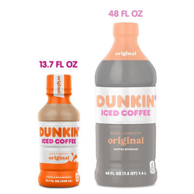 Dunkin Donuts Iced Coffee Beverage French Vanilla Bottle - 13.7 Fl. Oz. - Image 2