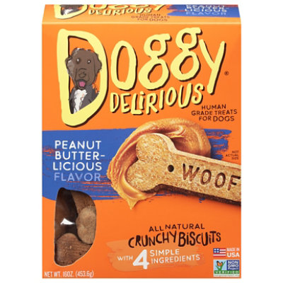 Doggie Delirious Peanut Butter Bones - 16 Oz - Image 3