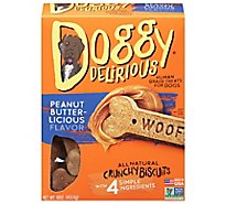 Doggie Delirious Peanut Butter Bones - 16 Oz