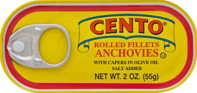 CENTO Anchovies Rolled Fillet - 2 Oz - Image 2