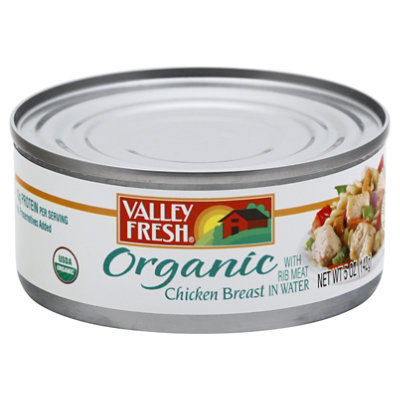 Valley Fresh Chicken Breast Organic with Rib Meat in Water - 5 Oz - Image 3