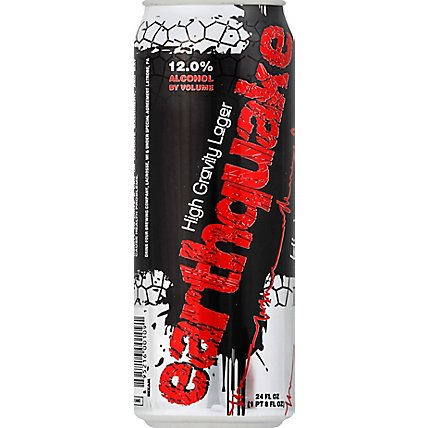 Earthquake High Gravity Lager In Cans - 24 Fl. Oz. - Image 3