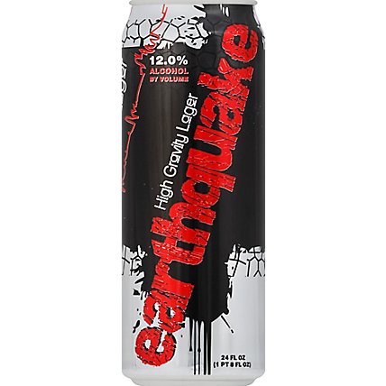 Earthquake High Gravity Lager In Cans - 24 Fl. Oz. - Image 2