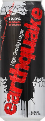 Earthquake High Gravity Lager In Cans - 24 Fl. Oz. - Image 2