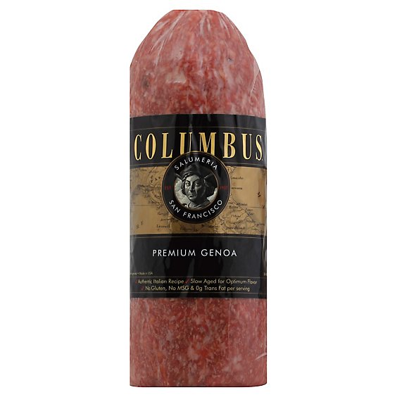 Columbus Salame Genoa Premium - 0.50 Lb