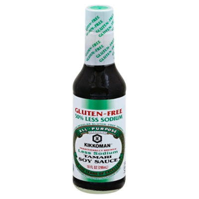 Kikkoman Soy Sauce Less Sodium Tamari - 10 Fl. Oz. - Image 1