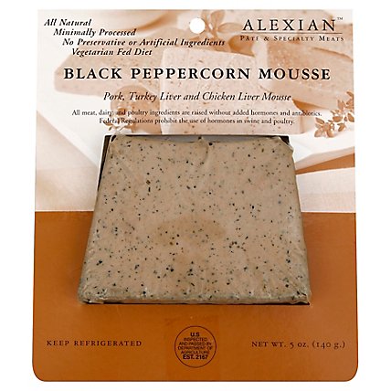 Alexian Pate Black Pepperorn Mousse - 5 Oz - Image 1