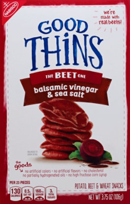 GOOD THiNS Snacks The Beet One Balsamic Vinegar & Sea Salt - 3.75 Oz - Image 2