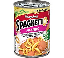 Campbells SpaghettiOs Pasta Franks - 15.6 Oz