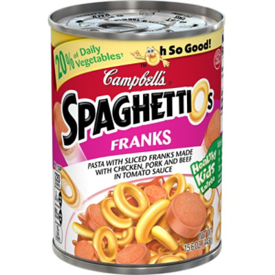 SpaghettiOs Pasta, Franks
