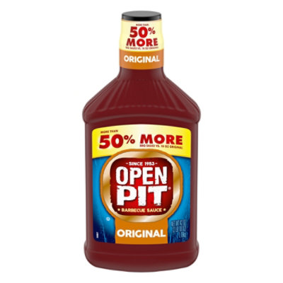 OPEN PIT Sauce Barbecue Original - 42 Oz - Pavilions