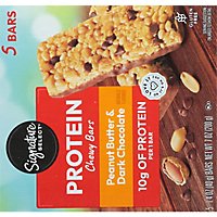Signature SELECT Chewy Bars Protein Peanut Butter Dark Chocolate Flavored - 5-1.4 Oz - Image 3