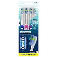 Oral-B Indicator Color Collection Toothbrush Soft - 4 Count - Image 1