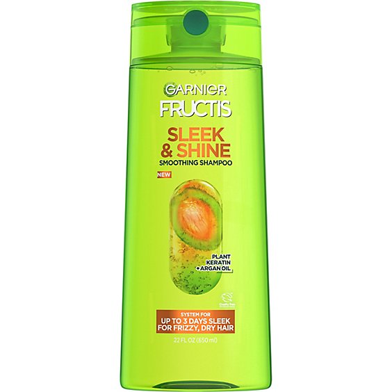 Garnier Fructis Sleek And Shine Smoothing Shampoo for Dry Hair - 22 Fl. Oz.  - Tom Thumb