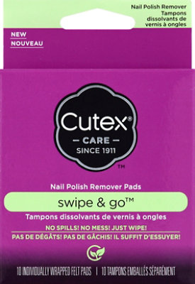 Cutex Nail Polish Remover Pads - 10 Count - Image 2