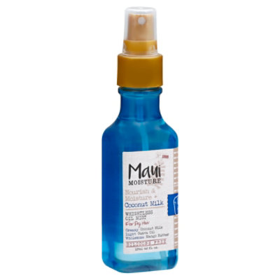 Maui Moisture Oil Mist Weightless Nourish & Moisture + Coconut Milk for Dry Hair - 4.2 Fl. Oz.