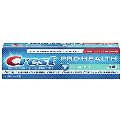 Crest Pro-Health Clean Mint Toothpaste - 4.6 Oz - Image 2